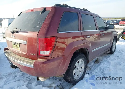 2008 Jeep Grand Cherokee Overland z USA, uszkodzony, nr VIN 1J8HS68258C171979